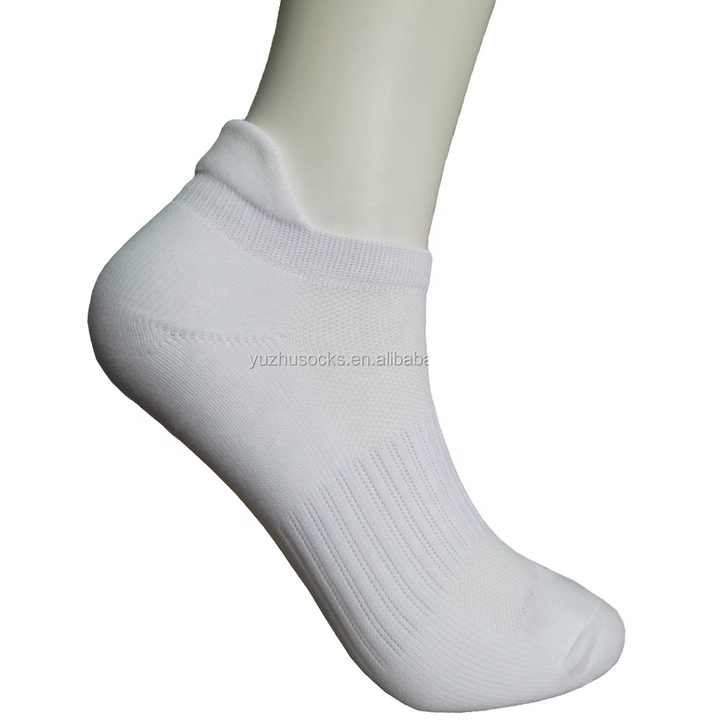 Women's Running Sports Socks with Custom Logo Low Price Ankle White Half Cushion Function Custom 
