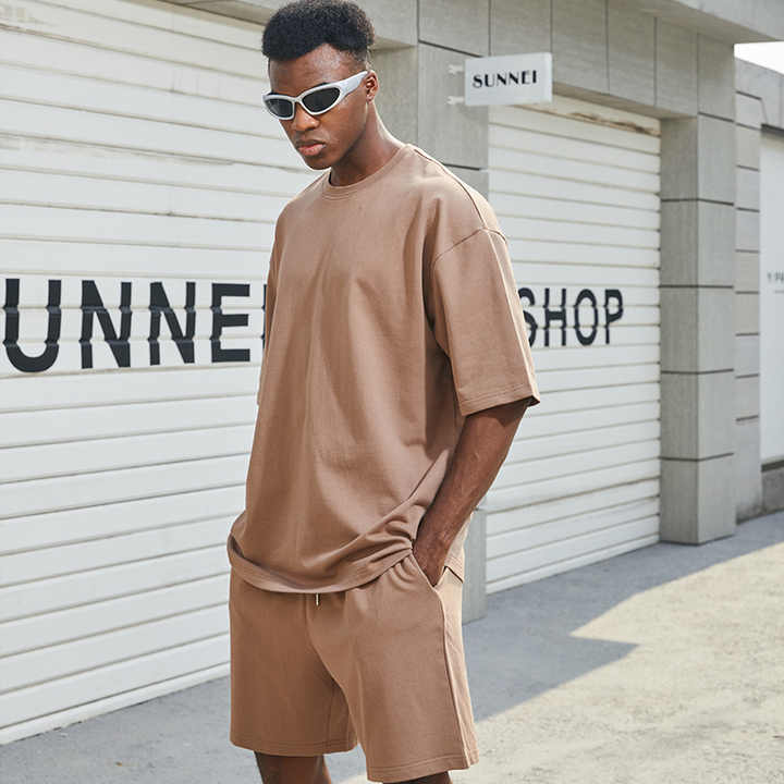 بائع ملابس صيفية للرجال طقم مكون من قطعتين . Men's Summer Clothing Seller 2 Piece Set Shorts