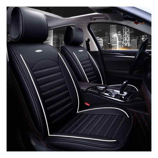 لولو An06 جلد أسود بيج كامل Pu Pvc مقاعد سيارة لوفيوس Bmw غطاء تاج صغير سولارا ألتيما كتاكس فرو هايس فينزا هيونداي Lulu An06 Black Beige Full Leather PU Pvc Car Seat Covers for Vios Bmw Crown Small Solara Altima X-Tac Fur Hiace Venza Hyundai