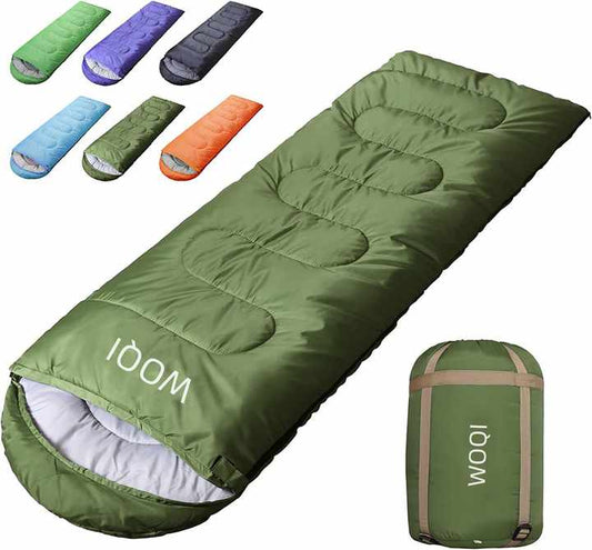 WOQI Portable Comfortable Sleeping Bags for Outdoor Camping 