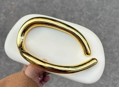 حقيبة أكريليك سلسلة مخلب فاخرة للسيدات حقائب يد مسائية  للنساء حقيبة عشاء صغيرة للسيدات