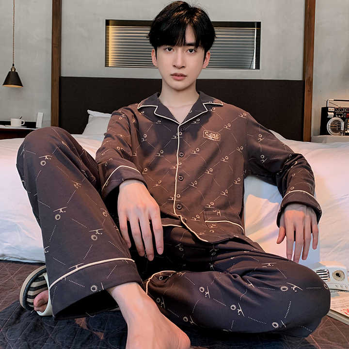 Winter, Nighty Designs, Men's Cotton Pajamas 