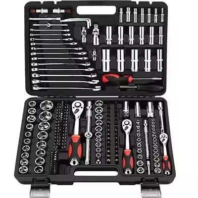 "من من من مجموعة أدوات مفتاح الربط مع صندوق أدوات إصلاح السيارة "From from from the wrench tool set with car repair tool box