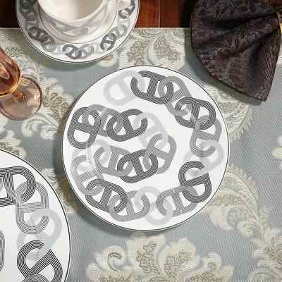 Ceramic dining room set plates 