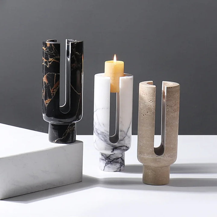 marble candles 
