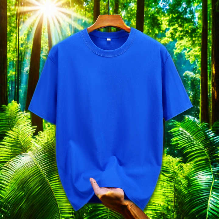 High quality 220gsm heavyweight men's T-shirt printing. 