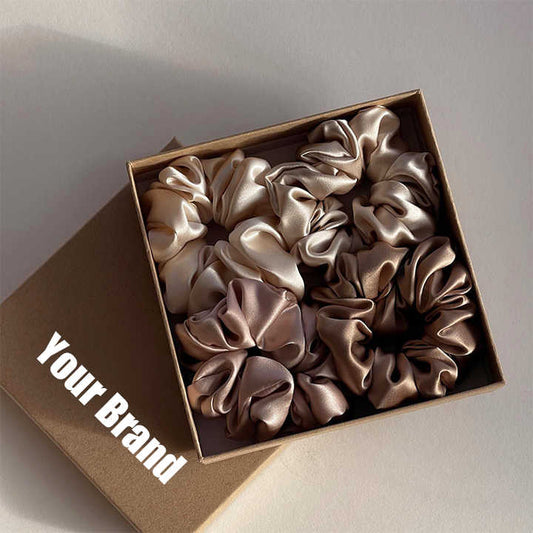 High Quality Silk 100% Mulberry Scrunchy-إكسسوارات شعر