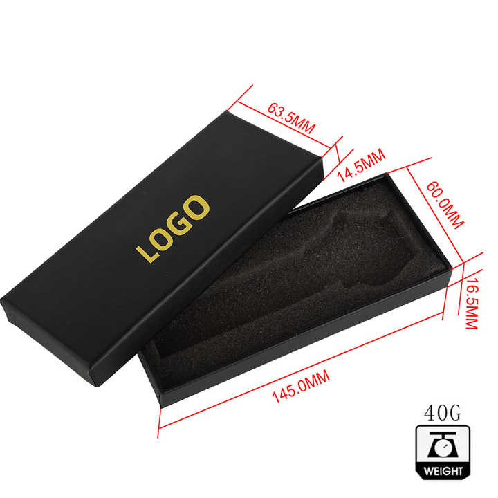 Custom Logo Gift Display OEM Packaging Luxury Black and Brown Rigid Cardboard Paper Watch Box 
