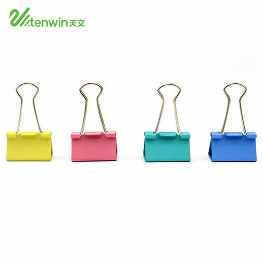 Tenwin Desk Stationery Binder Clips--مشابك ملفات مكتبي