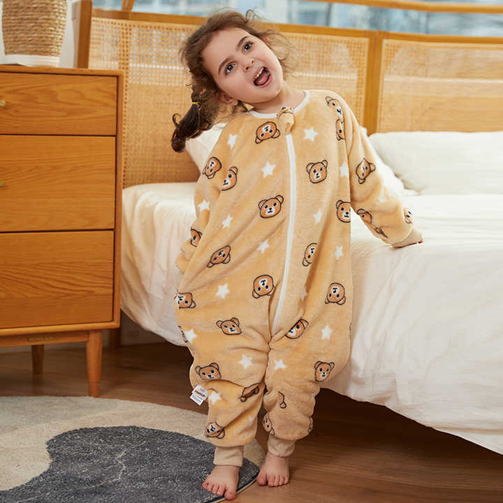 Boys' long-sleeved pajamas 