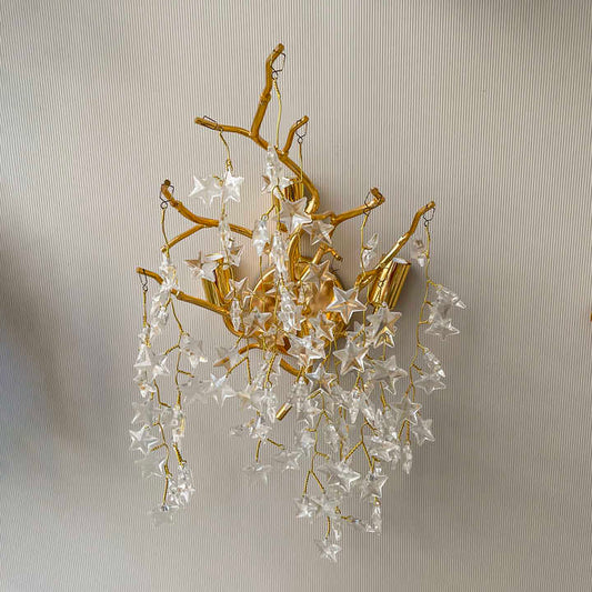 مصباح كريستال جداري فاخر حديث مزخرف - Modern Luxury Crystal Wall Lamp Decorative