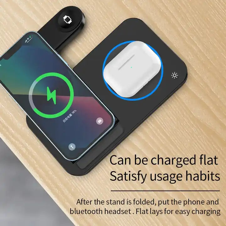 Wireless charging base . قاعدة شحن لاسلكية