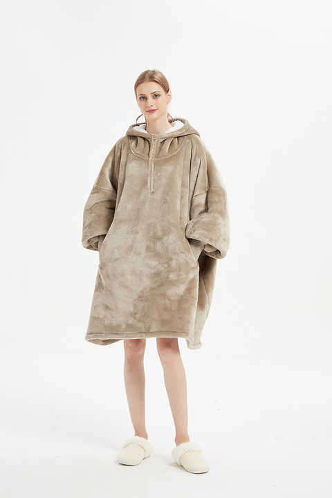 Large Size Hoodie Wool