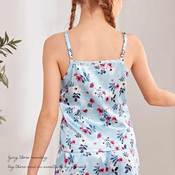 Girls' Summer Pajamas Long Sleeve 