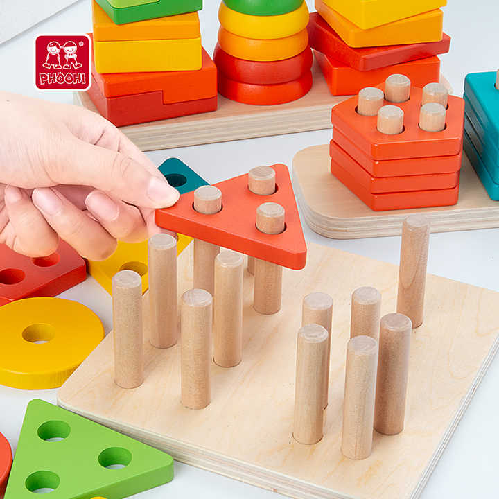 ألعاب ألواح تعليمية للأطفال لعبة ترتيب الأشكال للأطفال Educational board games for children, shape sorting game for children