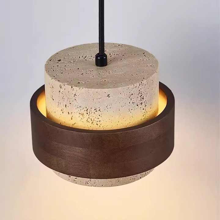 مصابيح تزيين حديثة لغرفة المعيشة من ترافرتينر . Modern Travertine Living Room Pendant Lights