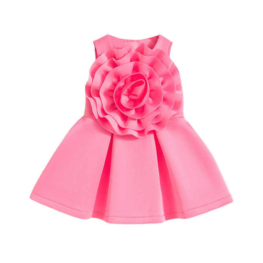ملابس أطفال بناتي صيفية بلا أكمام  Baby Girls Summer Sleeveless Ruffle