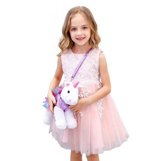 Cute Kids Shoulder Bag, Plush Handbag and Purse, Holiday Gift, Stylish Accessory for Children 