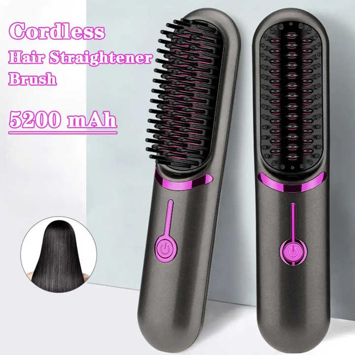 hair straightening brush 