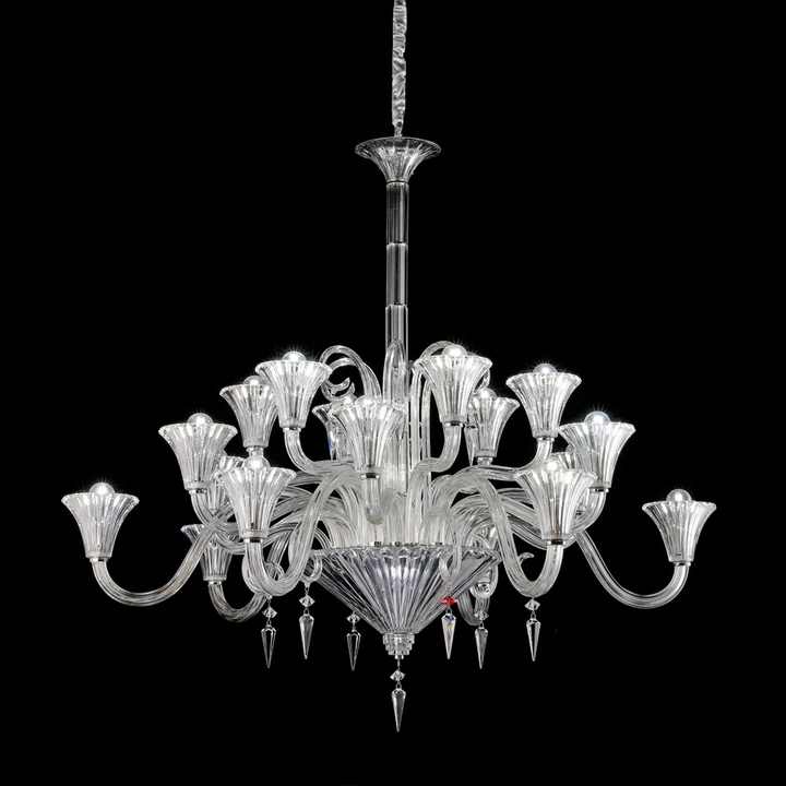 luxury glass chandelier 