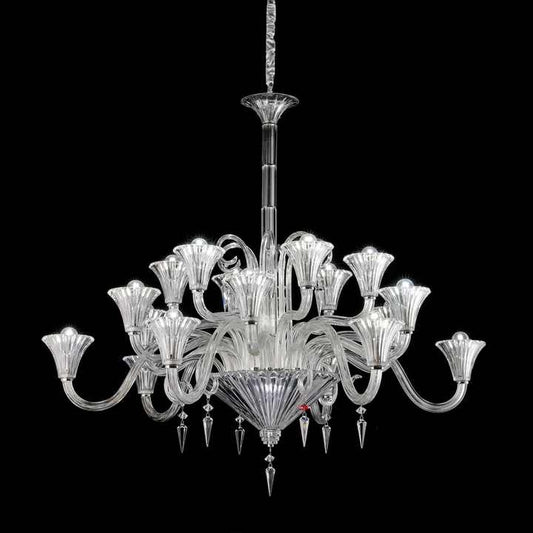luxury glass chandelier 