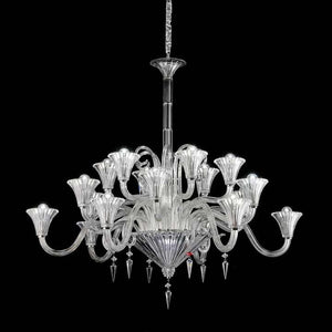 luxury glass chandelier 