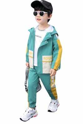 Boys' elegant two-piece suit trousers for going out 