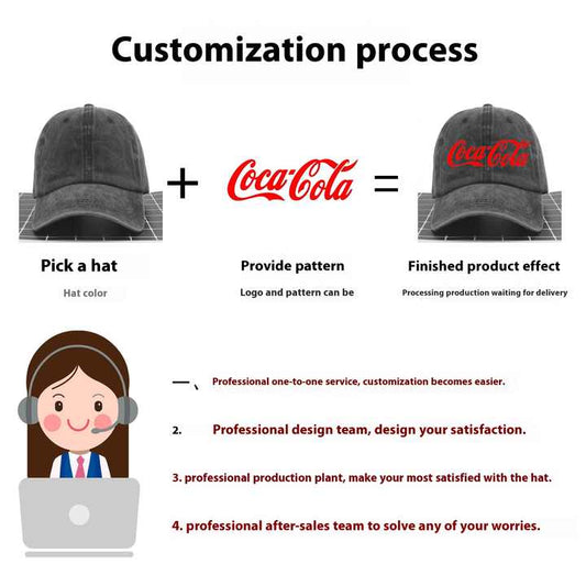 قبعة صيفية أمريكية مخصصة