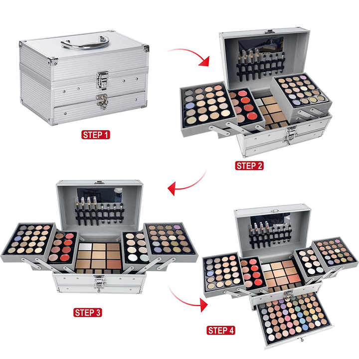 Complete eye makeup box