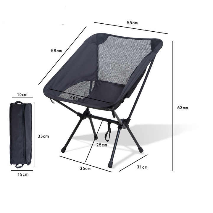 Hot Sale Lightweight Folding Moon Chair Portable 