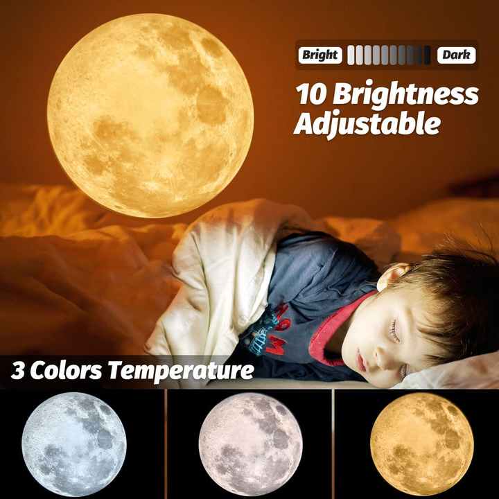 Moon lamp for brightness 