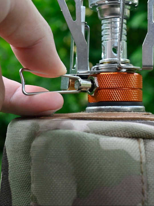 Ultra-Lightweight Compact Camping Gas Stove with 