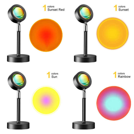 غروب الشمس مصباح