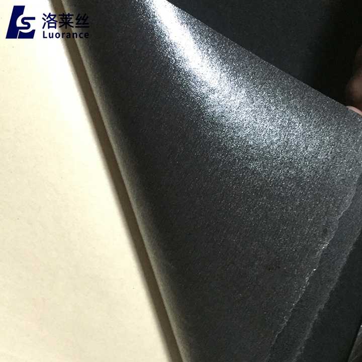 Flocked Velvet Fabric - قماش مخملي أسود غير منسوج