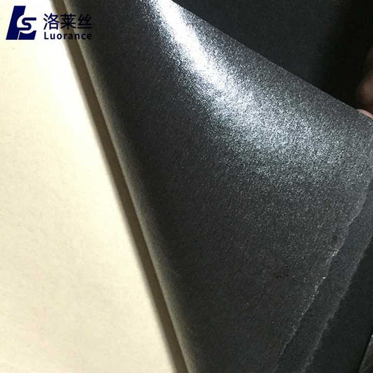 Flocked Velvet Fabric - قماش مخملي أسود غير منسوج