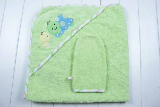 Baby Bath Towel Poncho-منشفة أطفال بغطاء رأس