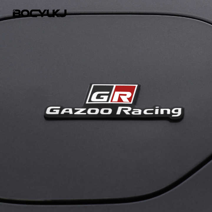 GR ملصق ملصق تزيين عجلة القيادة للسيارة . GR Car Steering Wheel Decoration