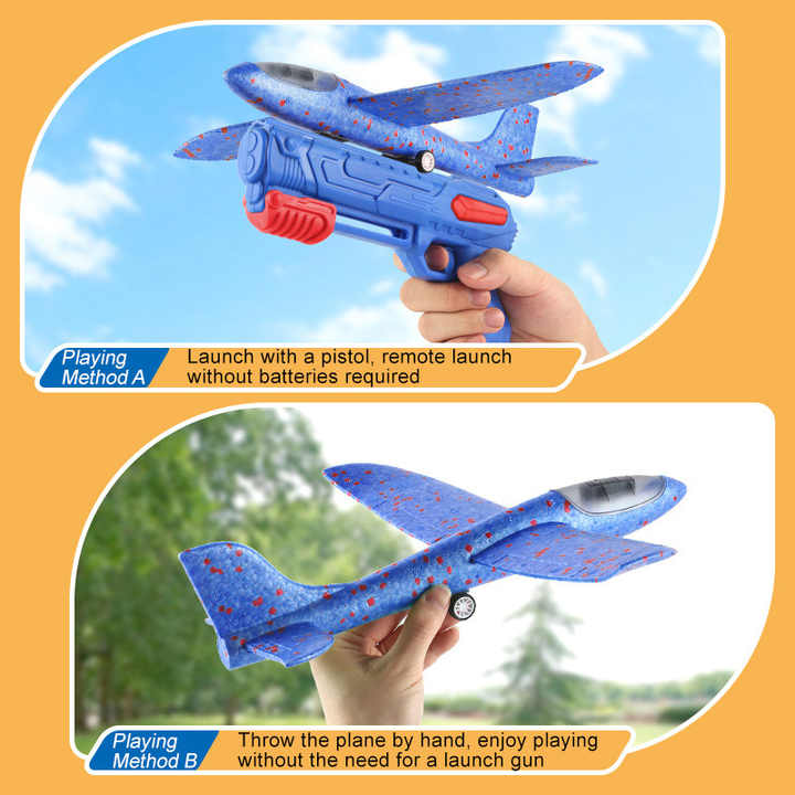 Kids Outdoor Foam Glider Launcher 