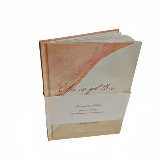 Baghdad Spiritual Lined White Notebook with Ribbon