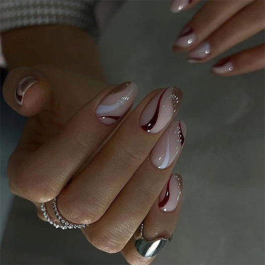 أظافر اللوز القصيرة  - Nail