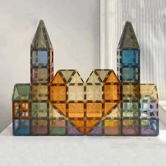 Best Selling Magnetic Building Tiles Blocks Educational Toys Building Blocks Set for Kids 