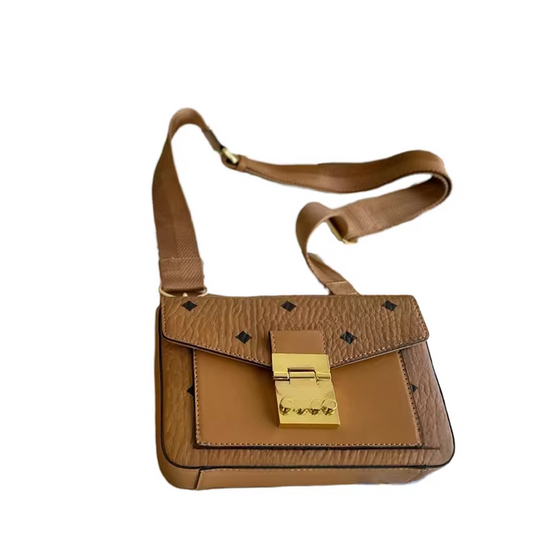 حقيبة كتف صغيرة مربعة - Bags Casual Colour Collision Texture Shoulder Small Square