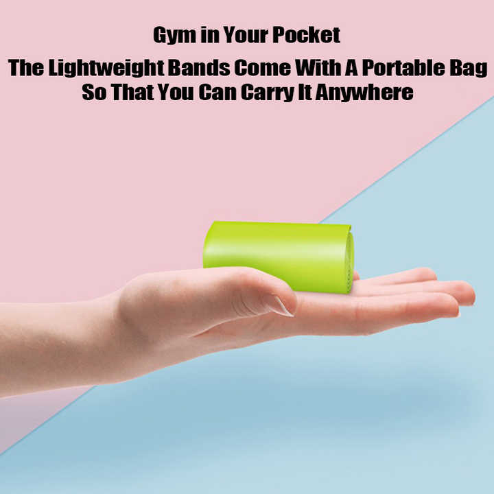 Elastic rubber resistance bands 