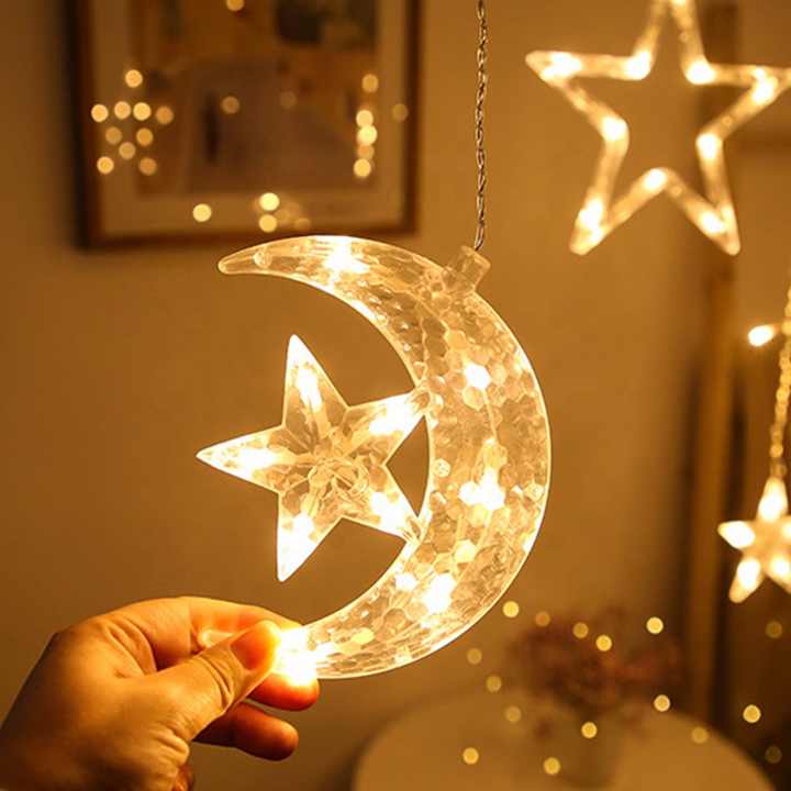 Ramadan moon star lamp 