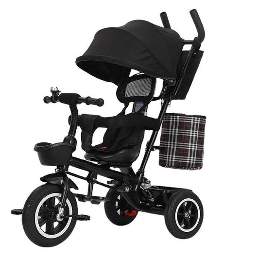 Factory supply children's tricycle 1-3-6 years old folding baby stroller with umbrella 