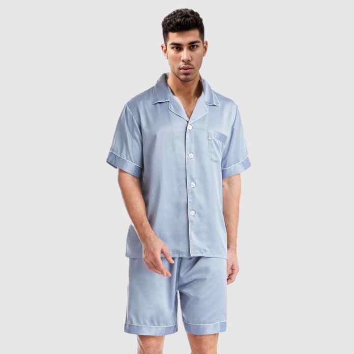 Men's short-sleeved sleepwear 