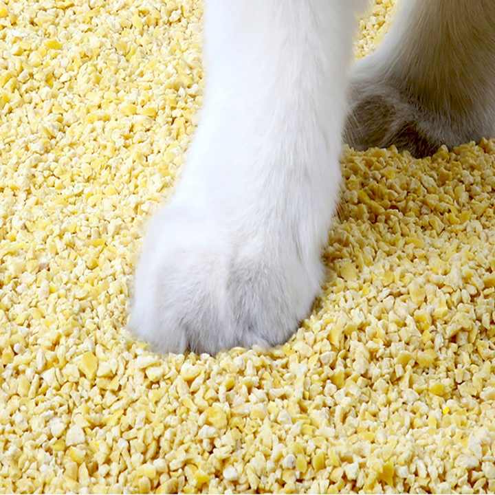 High Quality Paw Friendly, 10 lbs 4.55 kg, Strong Clumping Millet Litter, Odor Resistant - Cleaning Supplies 