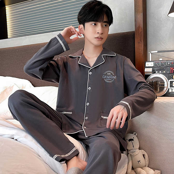 Nighty Designs Men's Autumn/Winter Pajamas Fold 