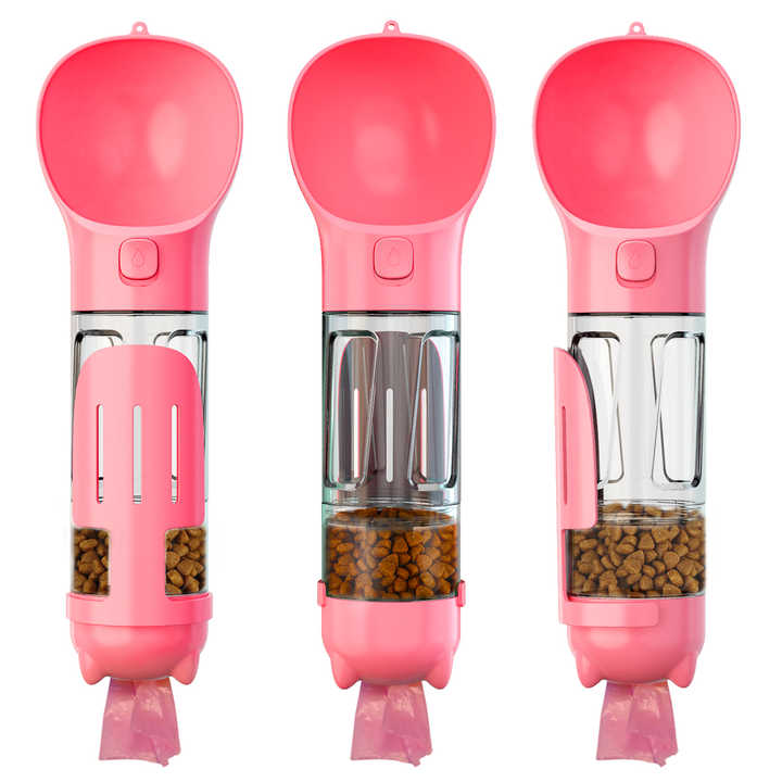 Pet Dog Water Bottle Feeder Bowl-وعاء تغذية زجاجة