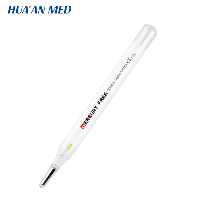 مقياس حرارة بالجملة سهل الاضغط عليه غير سام . Wholesale Easy Press Non-Toxic Oval Environmental Glass